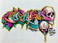 Image 1 of Original Art, "GHOF 3" Freestyle Blackbook Piece 