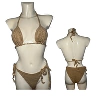 Crochet Nude (small) Bikini Set
