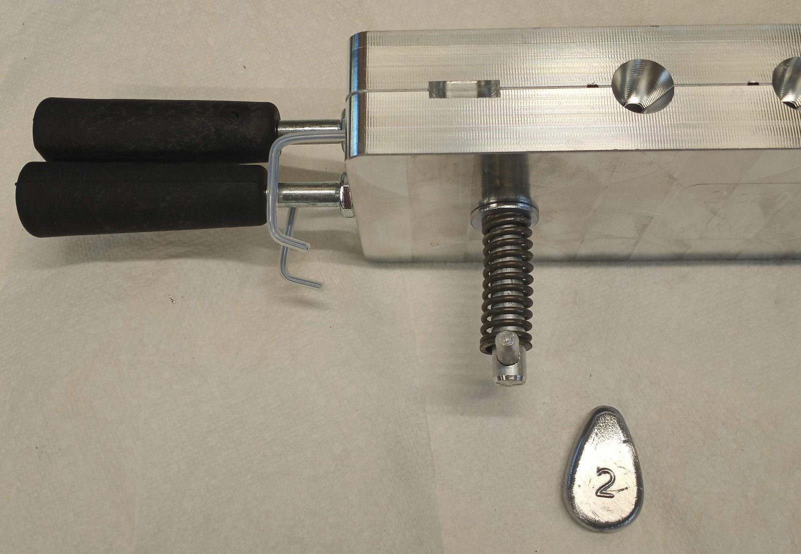 2 oz No Roll Sinker Mold - 10 CAVITY Production Mold | Lake Side