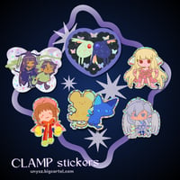 CLAMP stickers