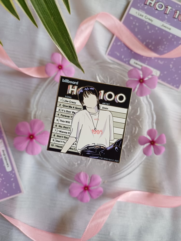 Image of Jimin Hot 100 Enamel Pin