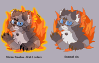 Image 1 of Ashfur 1.5" Enamel Pin - Exclusive Offer (PRE-ORDER)