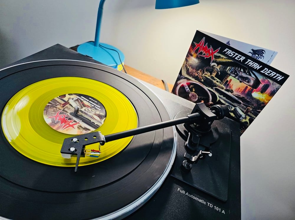 HIRAX - "Faster Than Death" (4 song EP) 7" color import vinyl