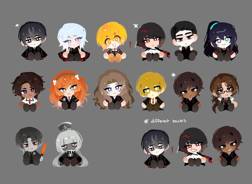 Image of [PRE-ORDER] Limbus Company Acrylic Charms