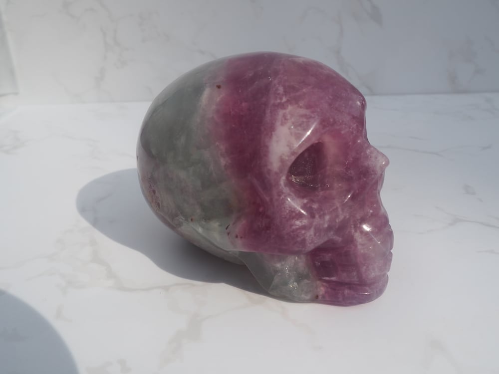 Image of Fluorite Skull 384g