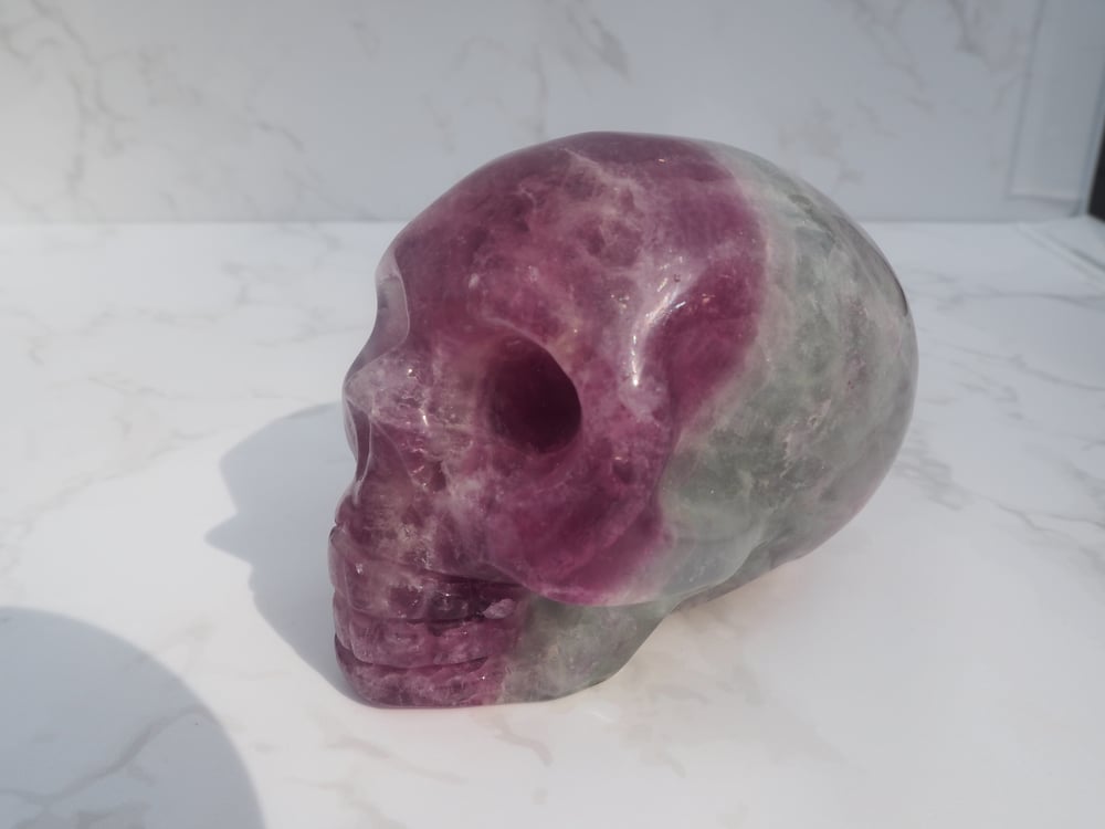 Image of Fluorite Skull 384g