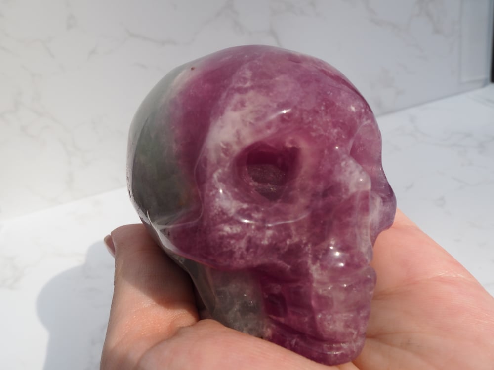 Image of Fluorite Skull 384g