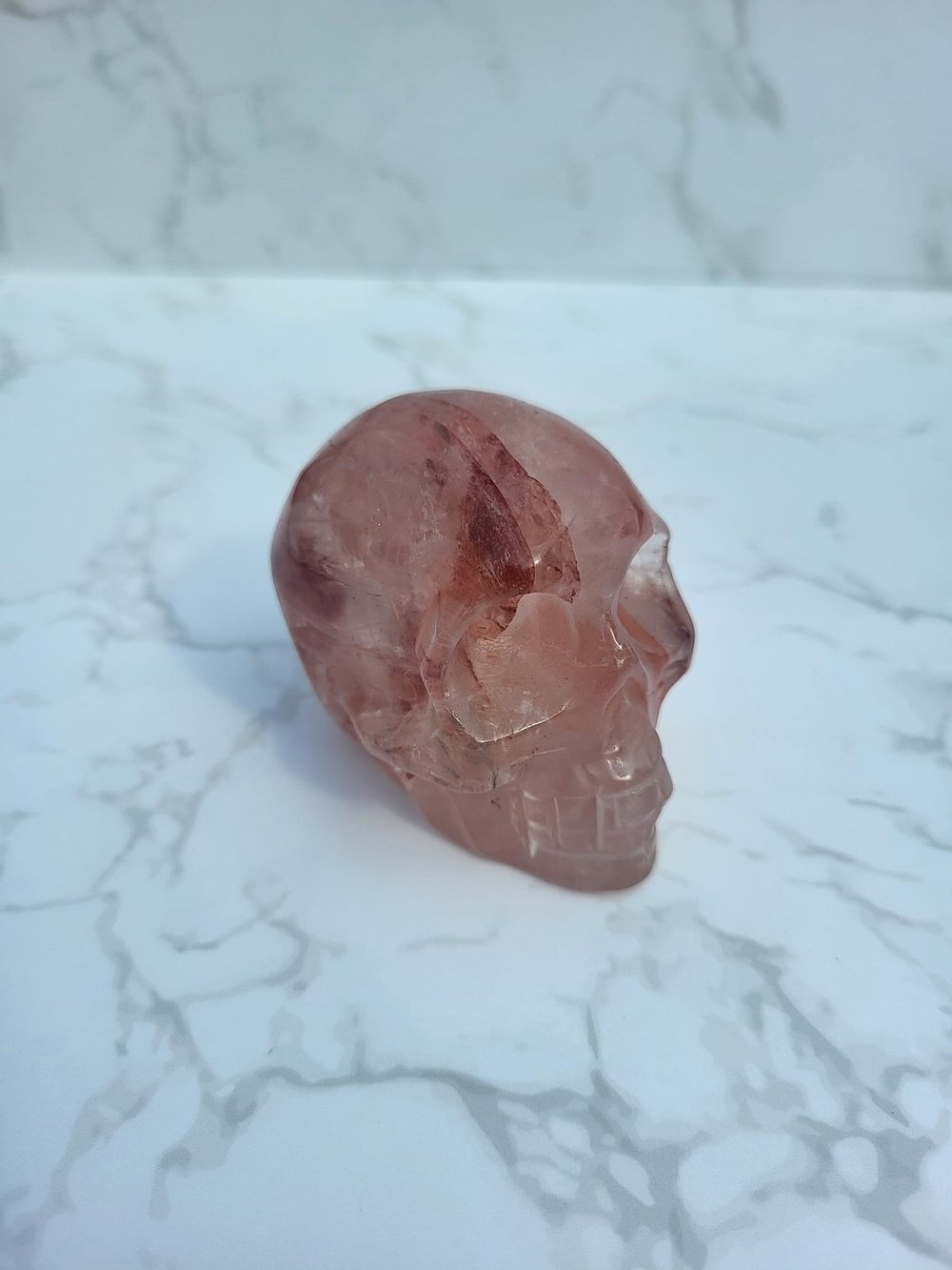 Image of Fire Quartz Skull 231g