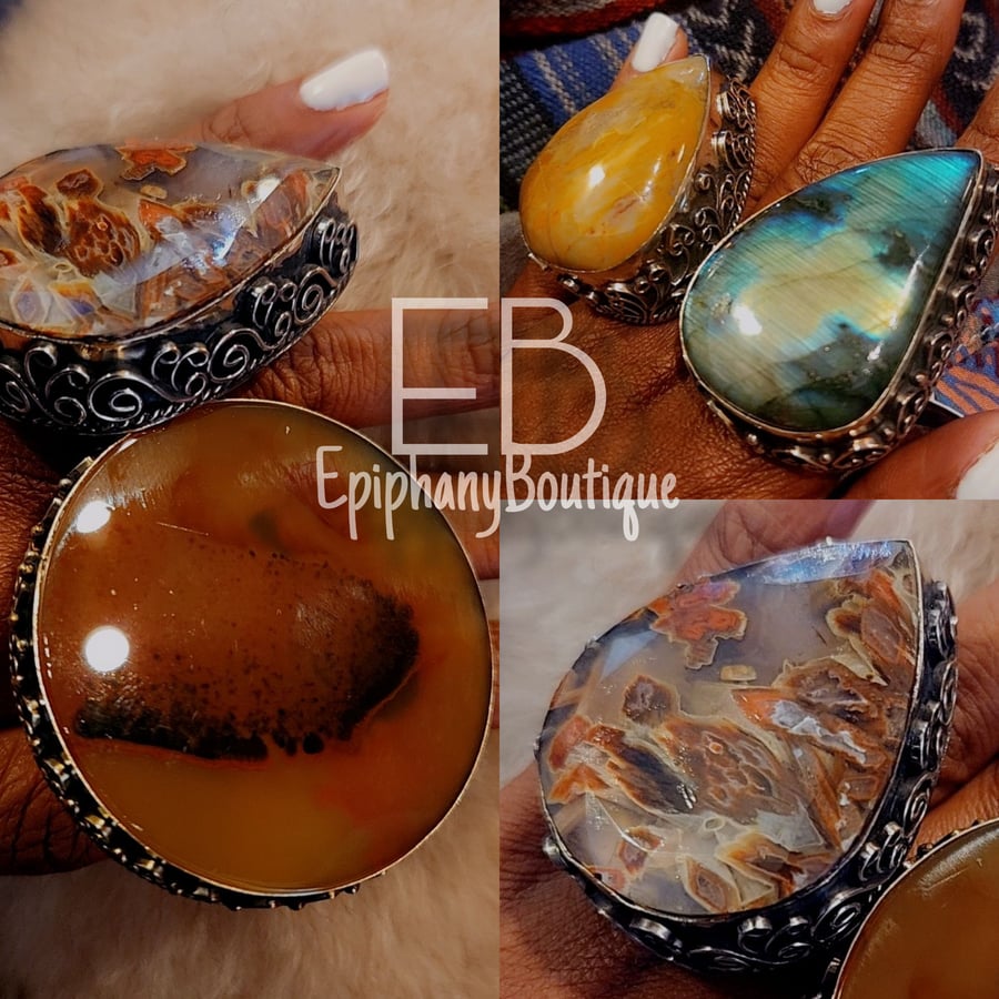 Image of EB Handcrafted Goddess Rings