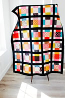 Image 1 of ALL PATCHED UP Charm Square Patchwork Quilt Pattern