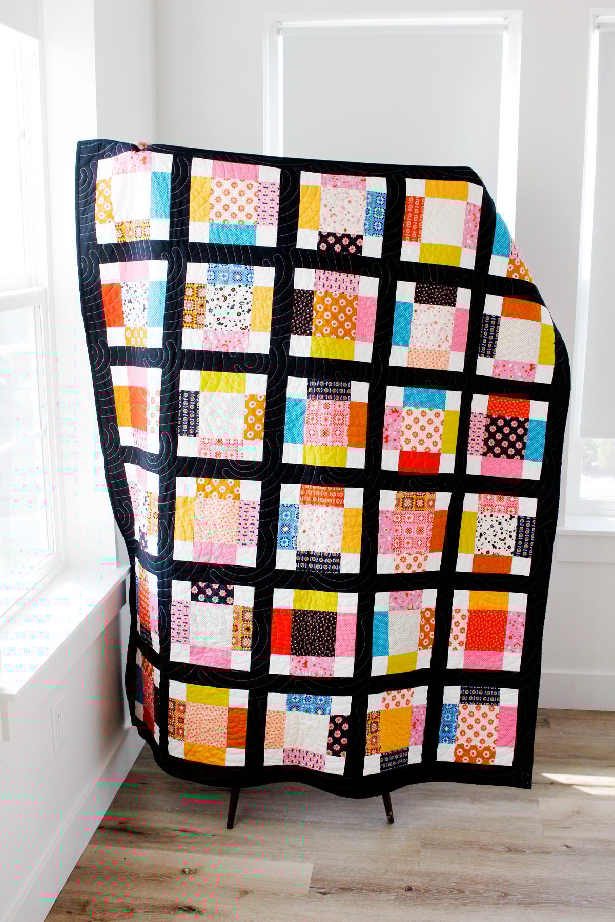 ALL PATCHED UP Charm Square Patchwork Quilt Pattern | see kate sew