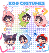 [ PREORDER ] JUNGKOOK COSTUME ACRYLIC KEYCHAINS & STICKERS