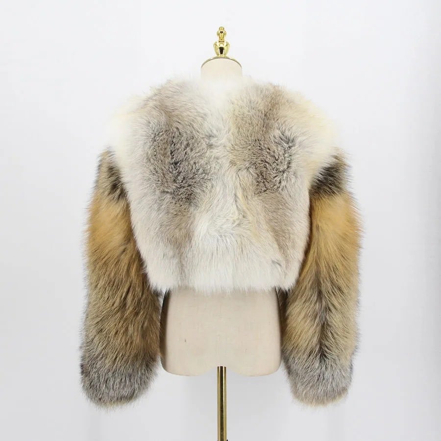 Image of Destiny Fox Fur Bomber