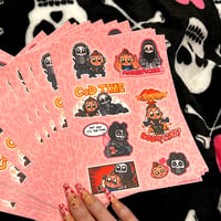 Image 5 of COD ghoap team epic vinyl sticker sheet