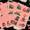 COD ghoap team epic vinyl sticker sheet