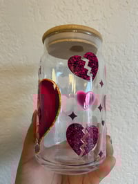 Image 2 of La Sad Girl Glass Cup