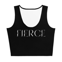 Image 1 of FIERCE Black Crop Top