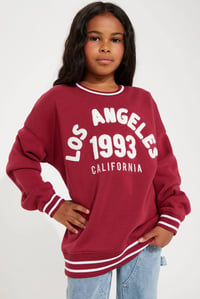Image 1 of Los Angeles Love oversized Sweatshirt