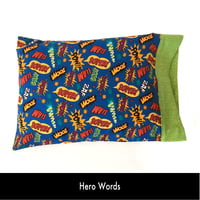 Image 11 of 16”x12” Pillowcase for Child, Toddler, Lumbar, Travel