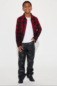Image 4 of Dipped Dye Flannel Shirts