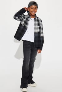 Image 1 of Dipped Dye Flannel Shirts