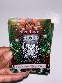 Image 1 of Sun Moon Tree Anarcho Bear Sticker