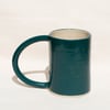 baked bean can mug - dark green