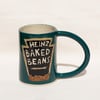 baked bean can mug - dark green