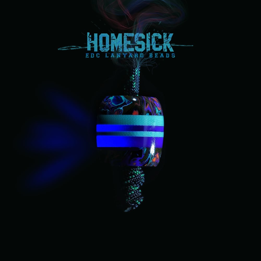 Homesick EDC lanyard beads (GLOW)