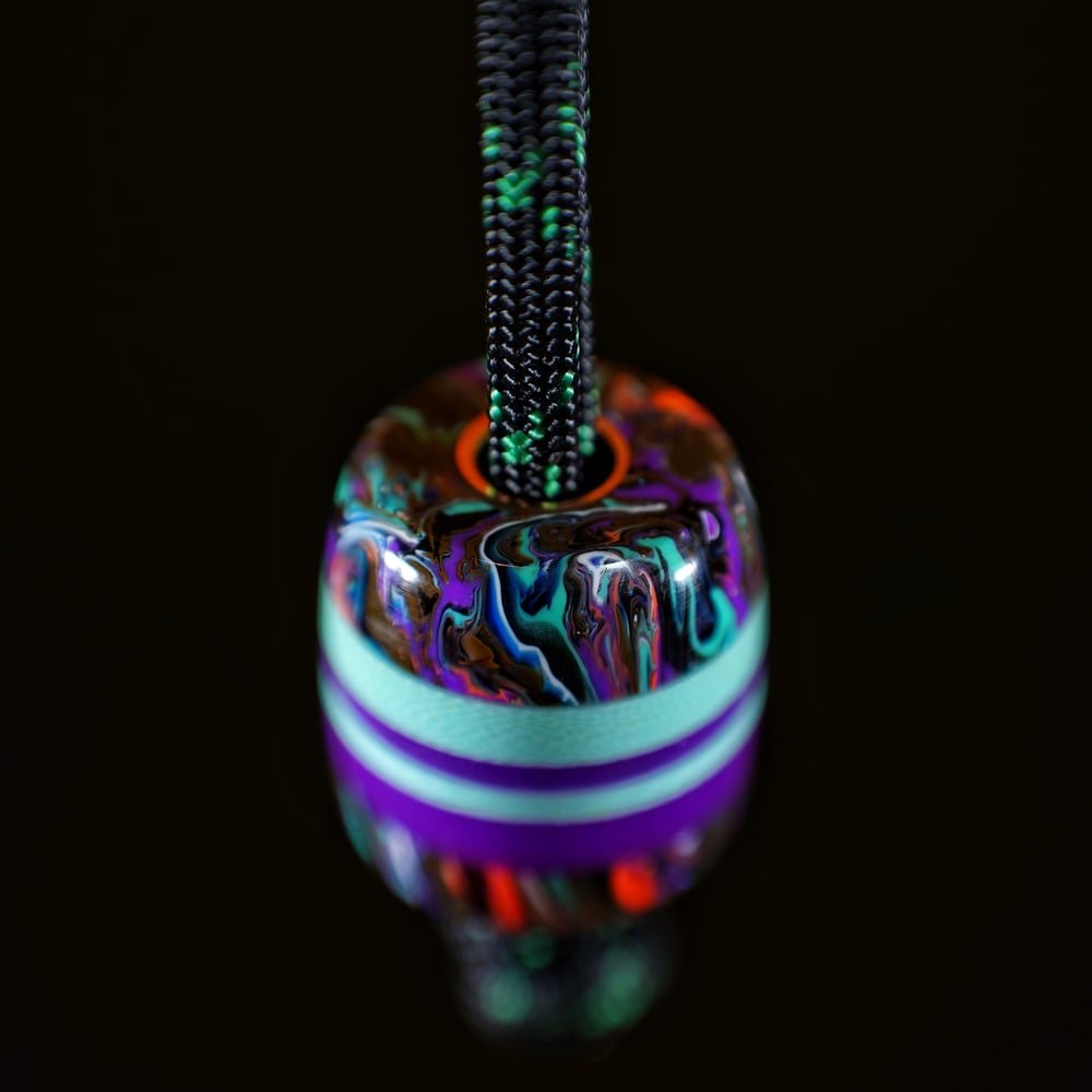 Homesick EDC lanyard beads (GLOW)
