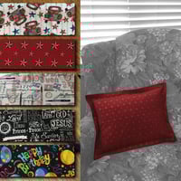 Image 1 of 16”x12” Decorative Accent Pillow Sham with 1” Flange