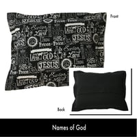Image 7 of 16”x12” Decorative Accent Pillow Sham with 1” Flange