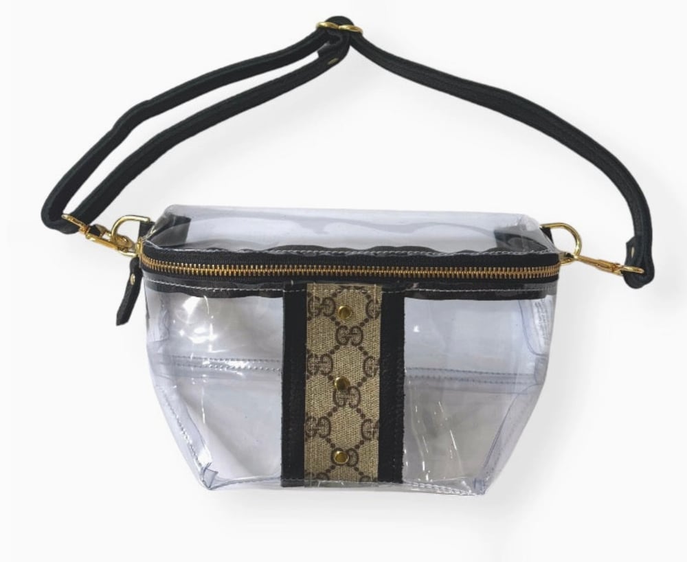 Image of Upcycled Material From GG Luxury Belt Bag