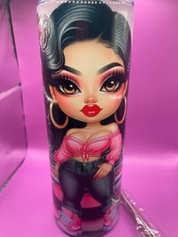 Image 2 of PINK CUTE LOWRIDER GIRL TUMBLER 