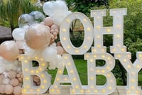 MARQUEE LETTERS WITH LIGHT 