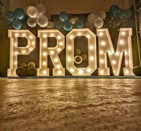  PROM MARQUEE LETTERS 