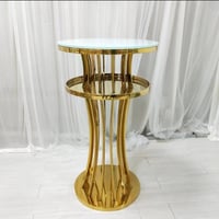 GOLD COCKTAIL OR CAKE TABLE 