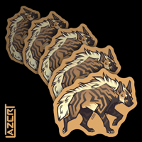 Image 1 of Striped Hyena - Stickers