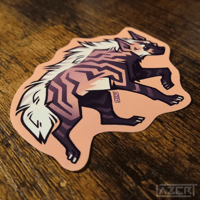 Image 3 of Striped Hyena - Stickers