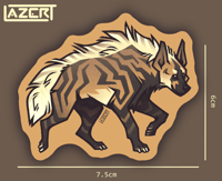 Image 2 of Striped Hyena - Stickers