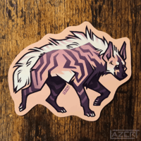 Image 4 of Striped Hyena - Stickers