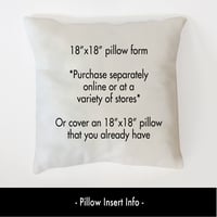 Image 14 of 18”x18” Decorative Accent Pillow Sham with 1" Flange