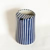 blue striped keep cup 