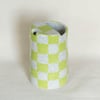 bright green checkered keep cup