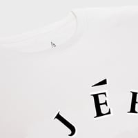 Image 2 of AJÉE T-SHIRT IN WHITE/BLACK