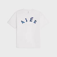 Image 1 of AJÉE T-SHIRT IN WHITE/BLUES