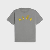 Image 1 of AJÉE T-SHIRT IN GREY/YELLOWS