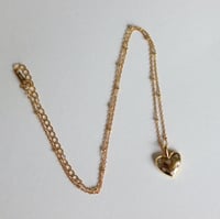 Image 3 of HEART PENDANT NECKLACE IN GOLD
