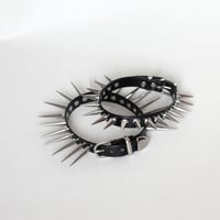 Image 1 of Pair of Spiked Buckle Strap