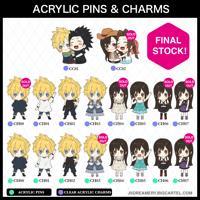 Image 5 of **FINAL STOCK** FINAL FANTASY VII CHILDHOOD COLLECTION - ACRYLIC PINS